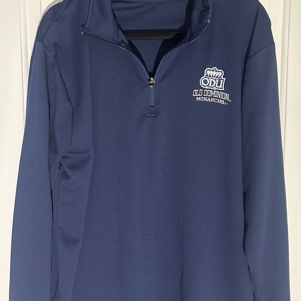 ODU Monarchs Navy Quarter-Zip Pullover